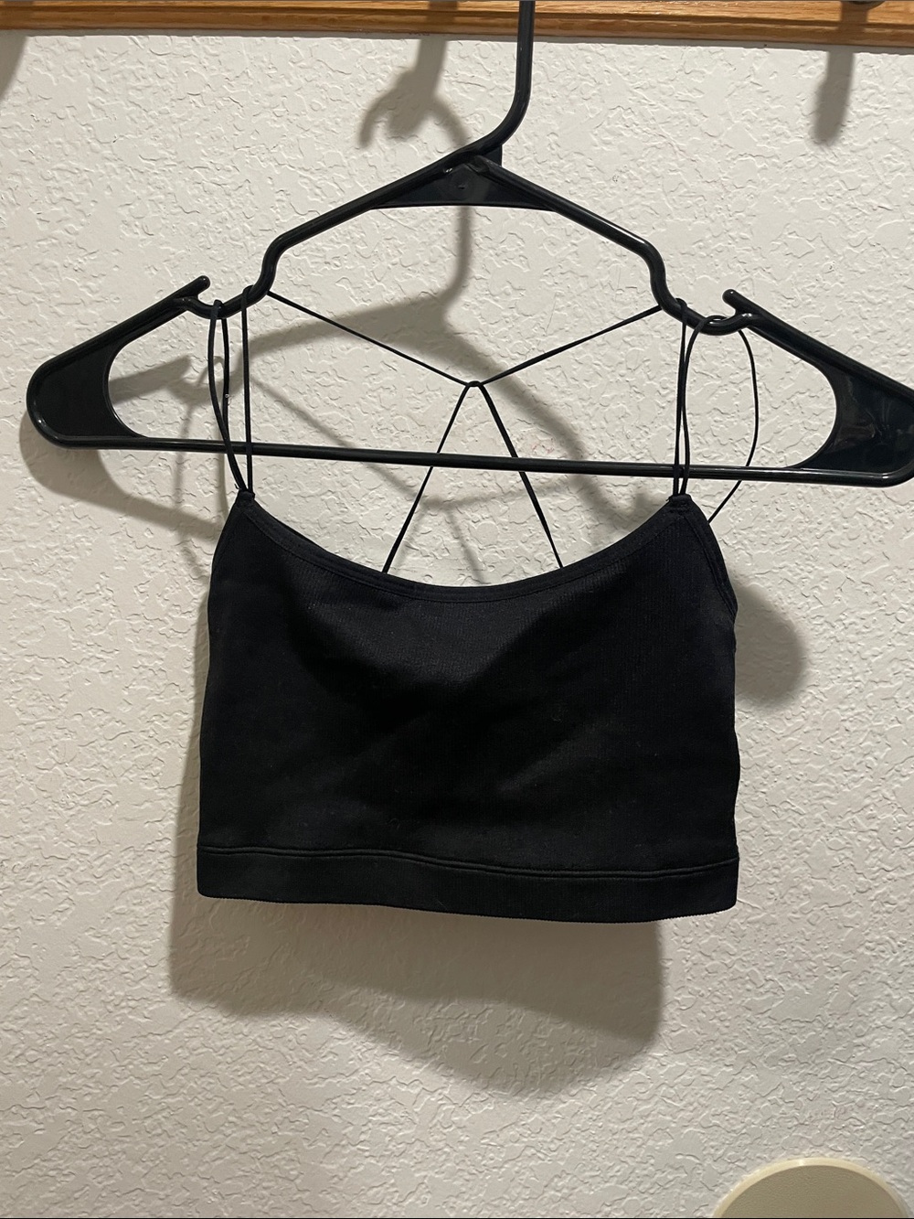 Gilly Hicks Black Strappy Crop Camisole